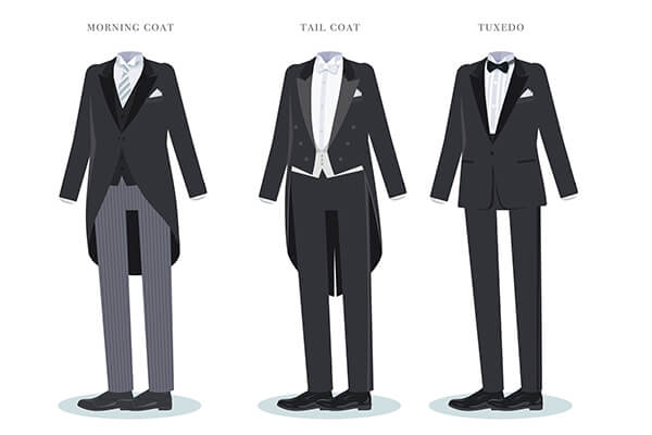 結婚式の服装は礼服が基本