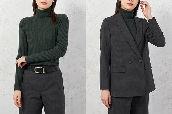 秋冬のレディースオフィスカジュアルコーデ