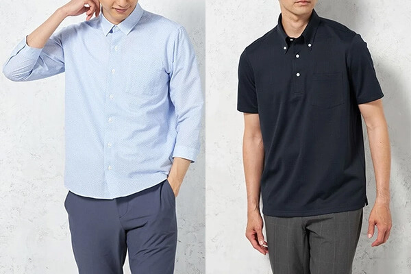 【トップス】襟付きシャツやきれいめTシャツ