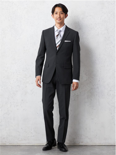 上下ウォッシャブル M.グレー 小柄