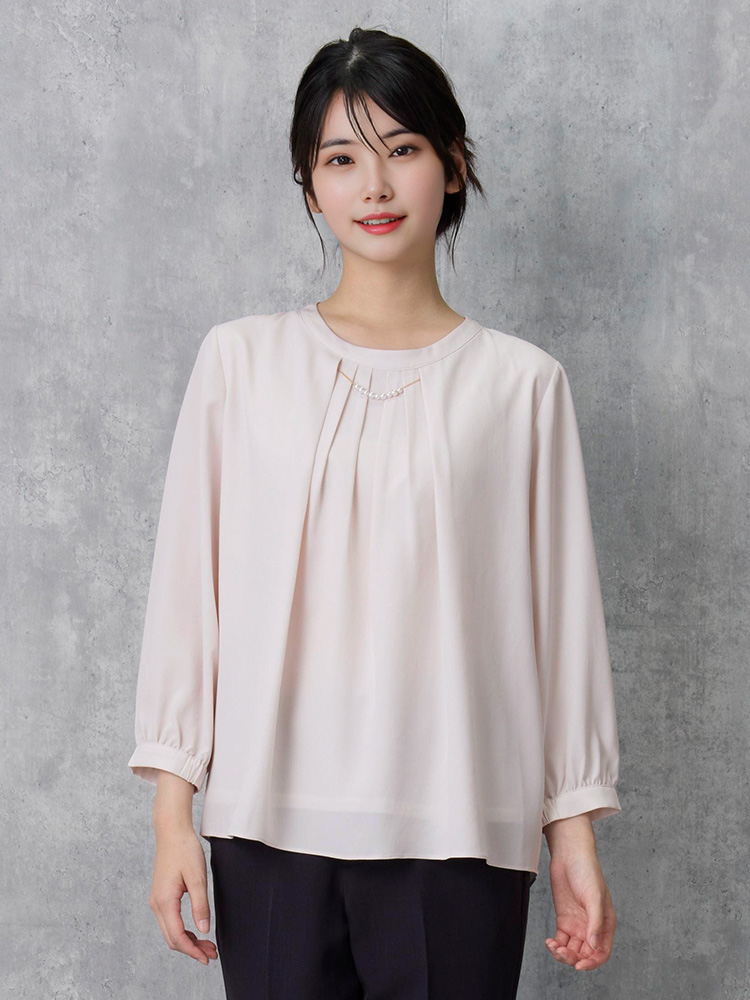 SOFFICE 2枚仕立てフロントパ－ル取り外し 2WAYブラウス 3