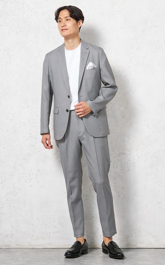 【サスビズ×RENU】セットアップ 無地 L.グレー