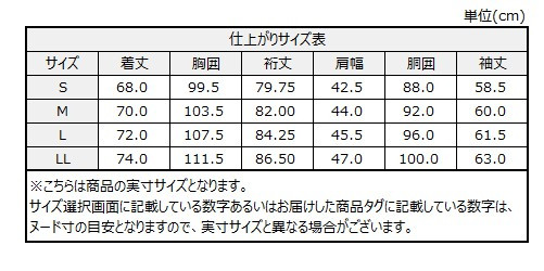 サイズチャート