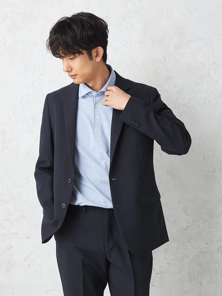 【即納】【WEB限定】【TOKYORUN】セットアップジャケット2つボタンストレッチ通年ウォッシャブル