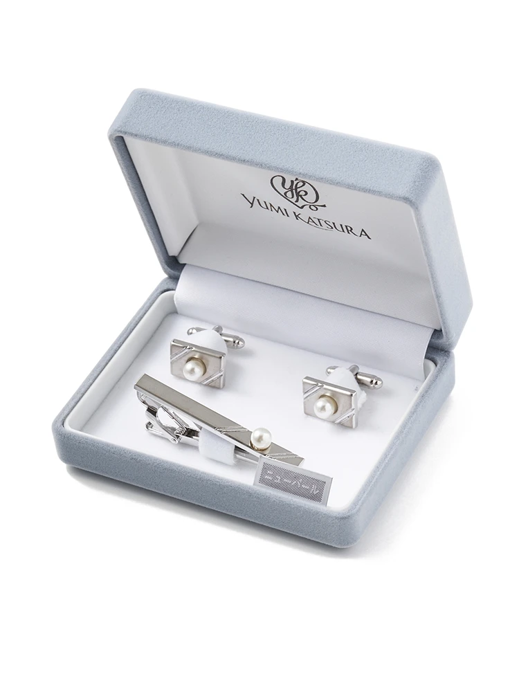 【カフス・タイピンセット】フォーマルパーティー礼装ユミカツラ通年