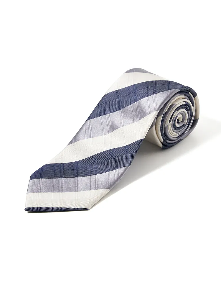 【REPREVE】ネクタイリサイクル素材ストライプリッケンバッカー春夏