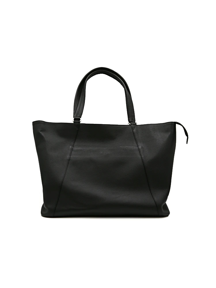 【本革使用】ビッグサイズトートLWG認証レザー天ファスナー付きSTOVEL&MASONBlueLabel通年