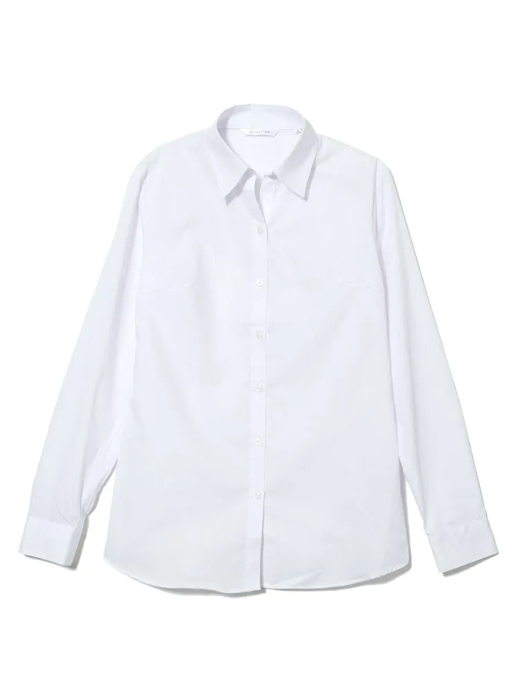 【形態安定】長袖ブラウスGraceFieldスキッパーブラウス通年【レディース】