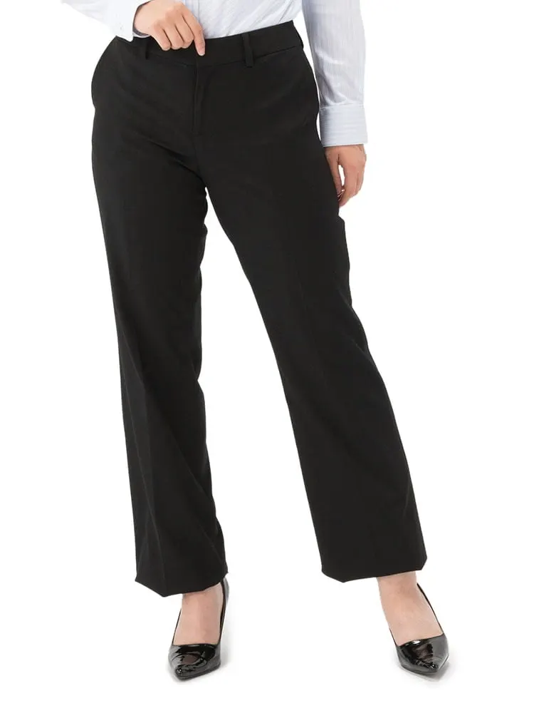 レディースパンツ通年ブラック無地ウォッシャブルストレッチリクルート対応可（就活）【レディース】