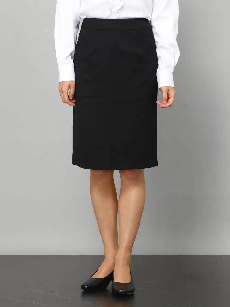タイトスカートウォッシャブル仕様STOVELMASONWHITE黒無地【レディース】