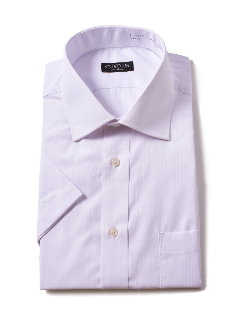 【形態安定】半袖ワイシャツセミワイドイージーケア春夏