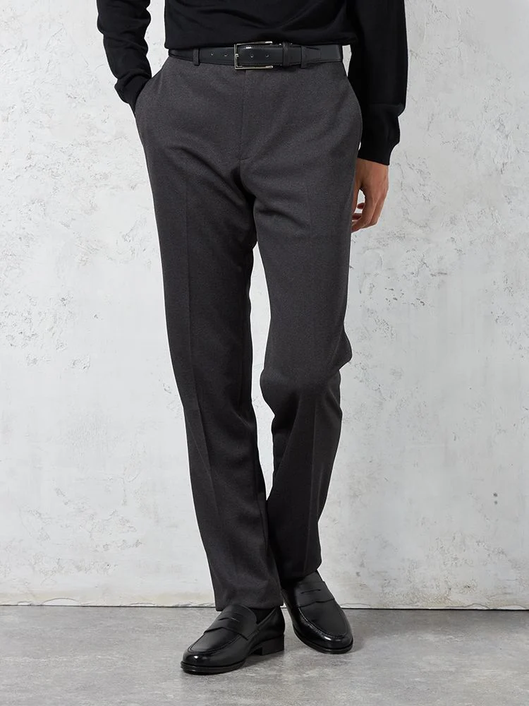 【i-Pants-アイパンツ-】パンツノータックウォッシャブルストレッチグレー無地スラックスリッケンバッカー秋冬