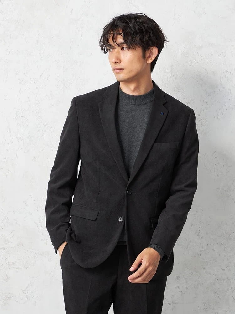 【KATHARINEEHAMNETT-キャサリン・イー・ハムネット-】ジャケット【セットアップ対応可】ＫＥＨコーディロイセットアップジャケット無地キャサリンＥハムネット秋冬