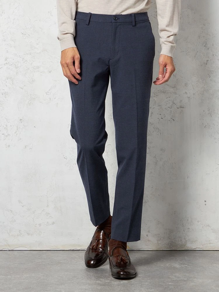 【ウォッシャブル】パンツデレガント素材ストレッチグレンチェックTOKYORUN秋冬