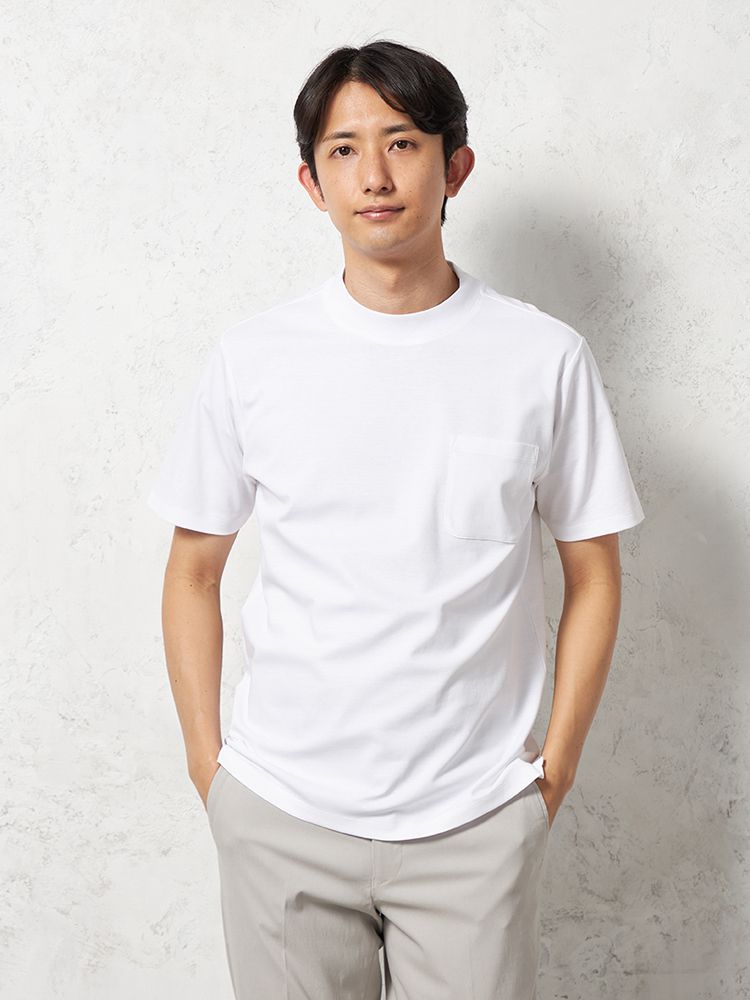 【汗じみ防止】半袖ビズTシャツクルーネック無地TOKYORUN春夏