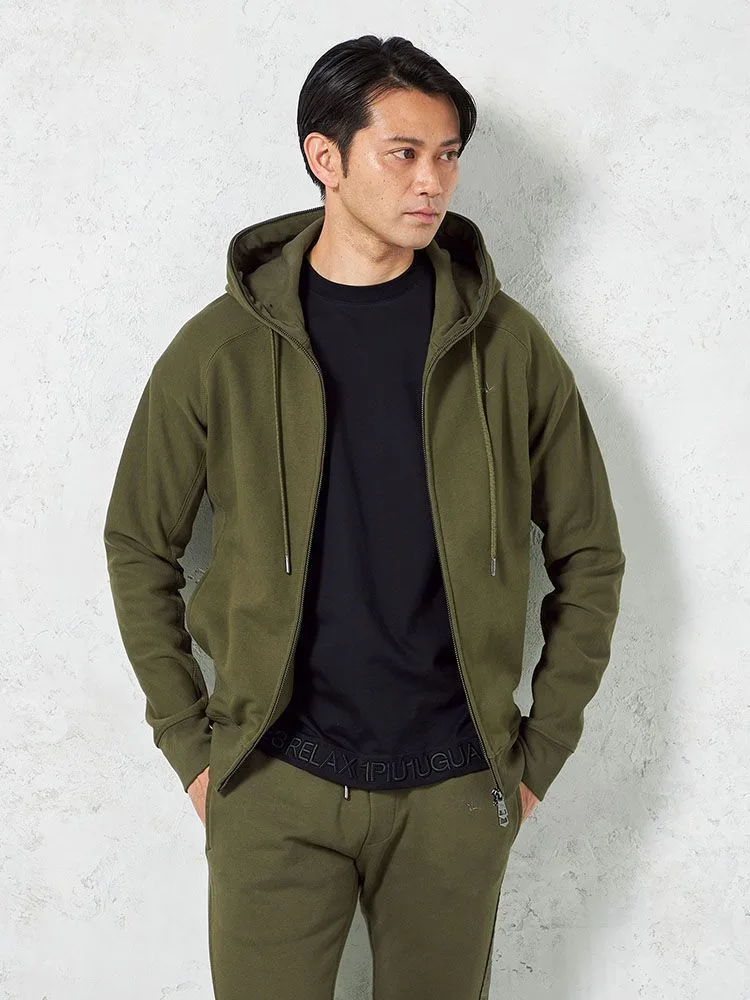 【1PIU1UGUALE3RELAX】TAPELOGOフーディ通年（ウノピゥウノウグァーレトレ）