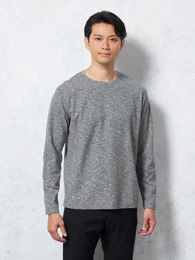 【RUCKENBACCHAR】クルーネックTシャツ無地カジュアルインナー