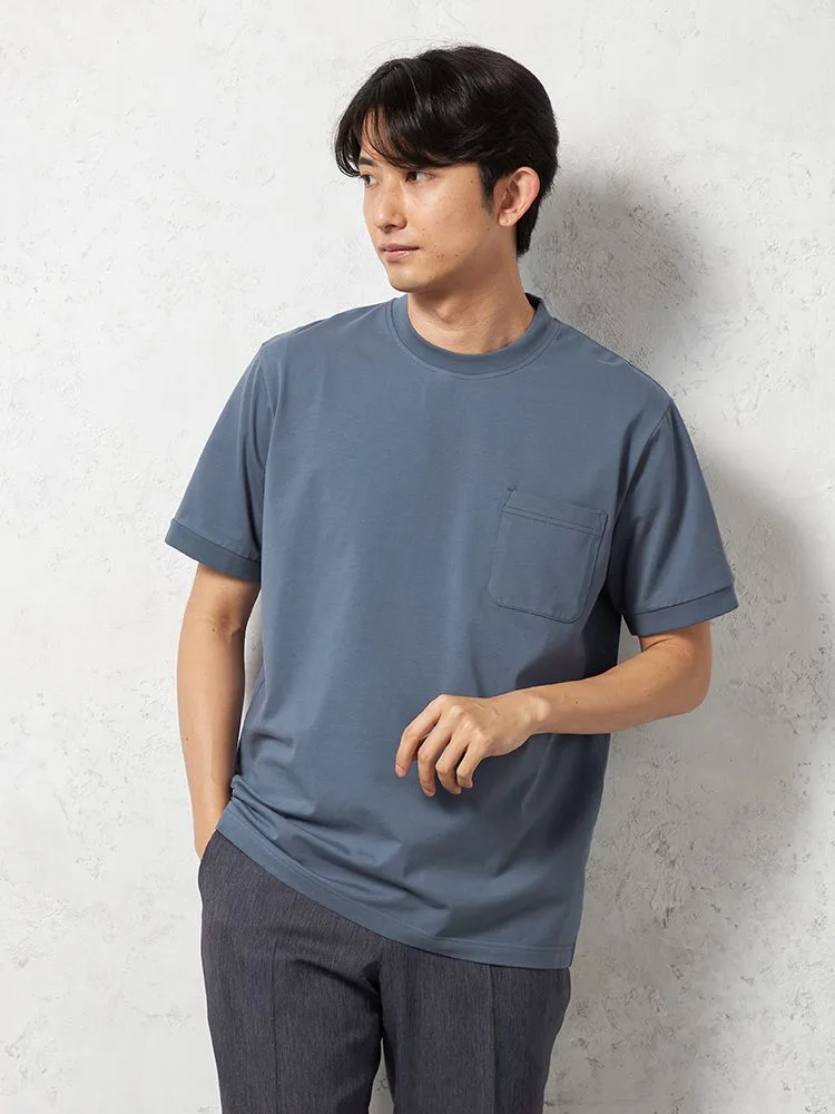 【即納】半袖Ｔシャツスロープネック【WEB限定】冷感カジュアルインナーTOKYORUN春夏