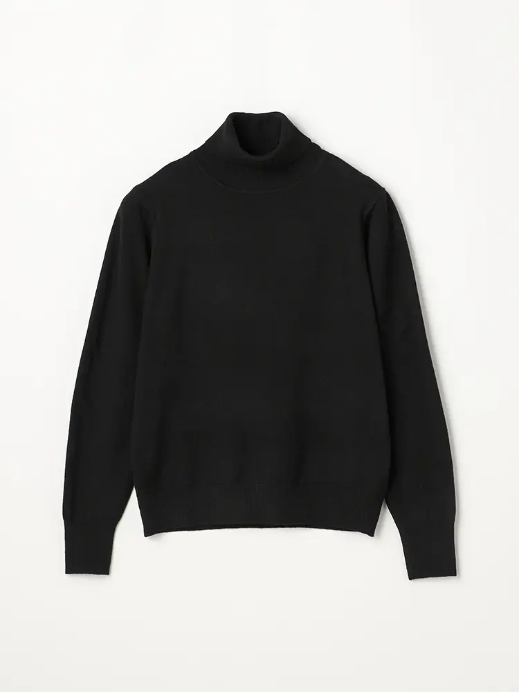 【SOFFICE】カシミアタッチニットタートルネックニット・カットソー長袖ソフィーチェ秋冬【レディース】