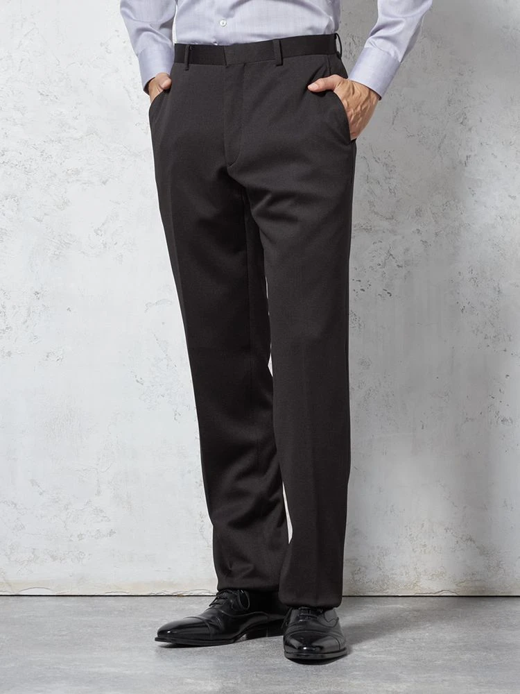 【ウォッシャブル】パンツノータックファイテンニット素材ヘリンボンPHITEN秋冬