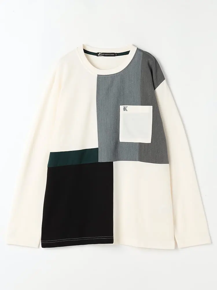 【カンサイ・ヤマモト】切替ロンＴカジュアルインナー秋冬