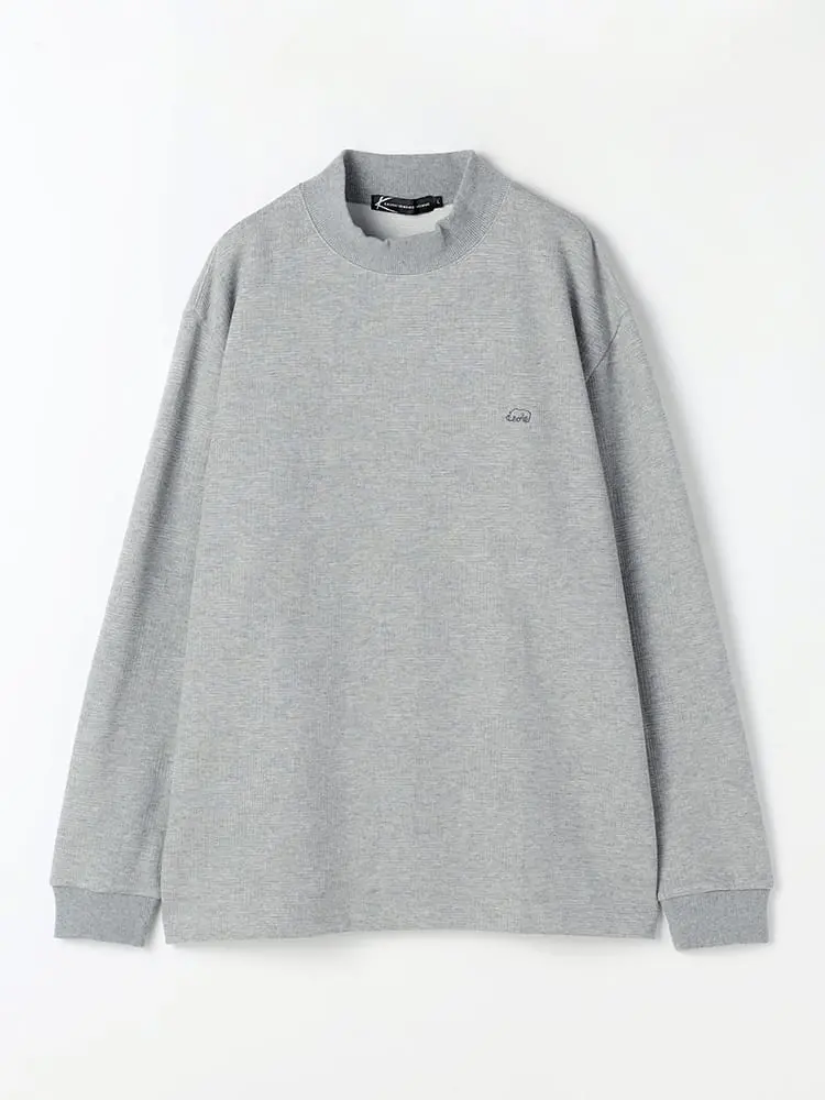 【カンサイ・ヤマモト】モックネックトレーナーカジュアルインナー秋冬