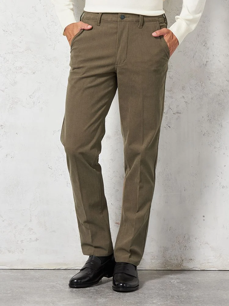 【EDWINデニスラ】キャラメルコールパンツ【セットアップ商品有】軽量ストレッチ無地秋冬