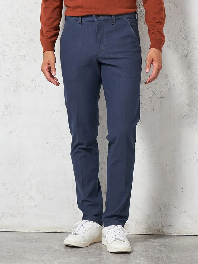 【EDWINデニスラ】ヴィンテージブルーパンツ【セットアップ商品有】ストレッチ無地通年