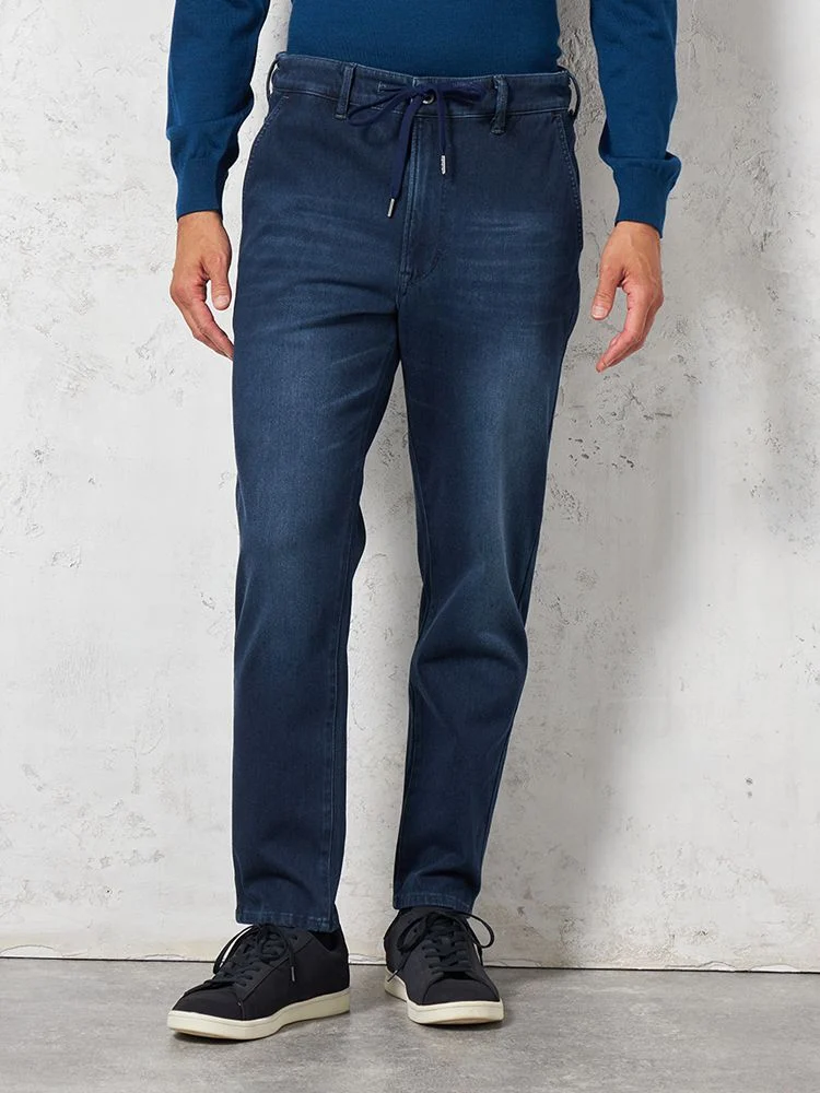 【EDWINジャージーズ】イージーパンツストレッチEDWINJERSEYSEASYブルー無地通年