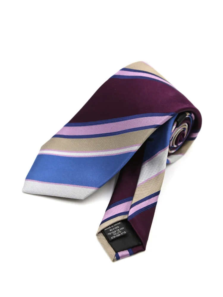 【RiickenBacchar×TIEYOURTIEcollection】リッケンバッカー×タイユアタイネクタイシルク100%ストライプ