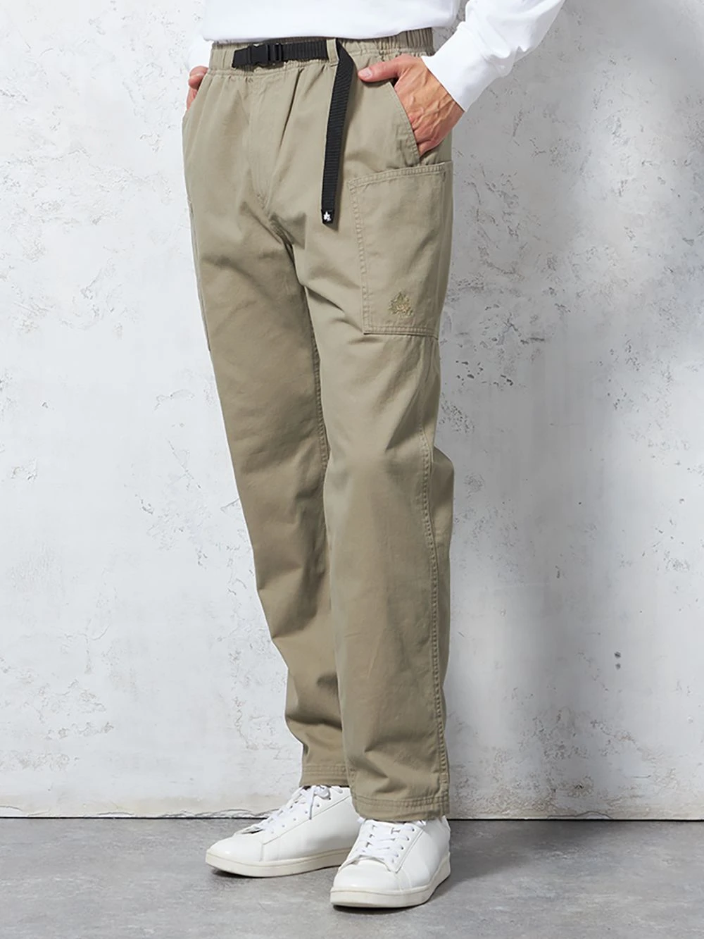 【LOGOS-ロゴス-】ガーデンパンツ無地カジュアルパンツ通年