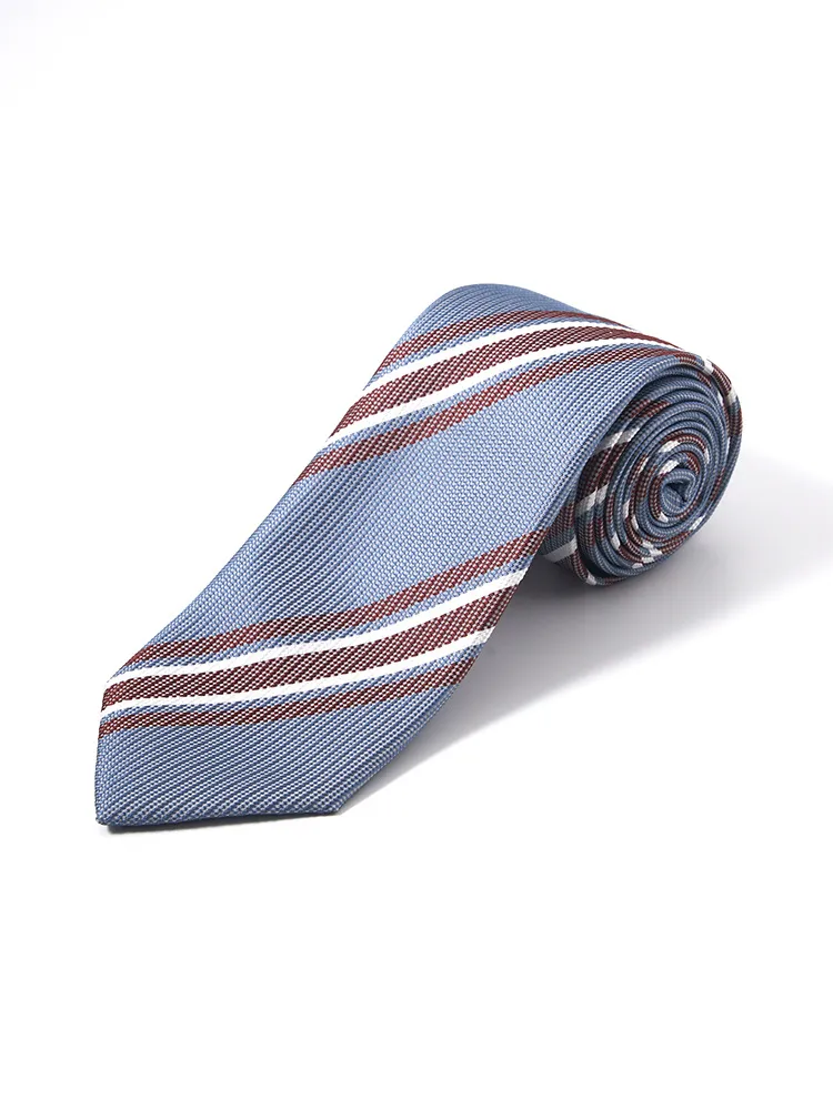 【シルク100％】ネクタイ日本製ハイクオリティネクタイストライプSTOVEL&MASON春夏