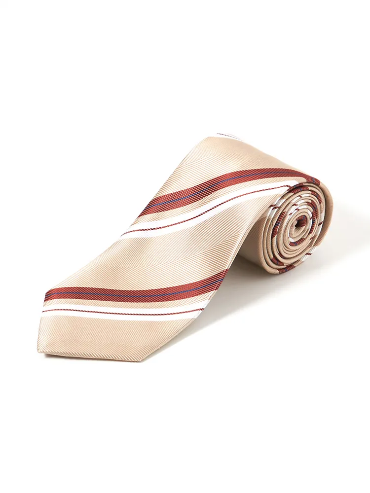 【シルク100％】ネクタイ日本製ハイクオリティネクタイストライプSTOVEL&MASON春夏