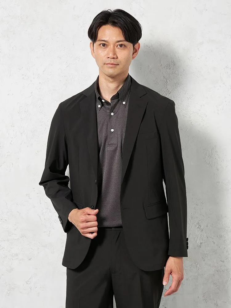 【AIRSUIT】ジャケット2つボタン【セットアップ商品有】接触冷感吸汗速乾UVカット無地春夏