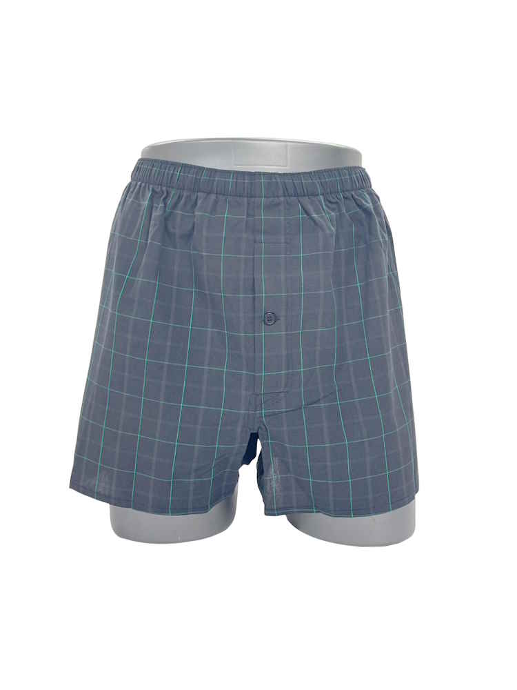 布帛トランクス内側サポーター付き／紳士用／メンズ／高齢者／シニア／吸水パンツ／尿漏れ【bluff】